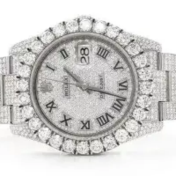 Rolex Moissanite Watch